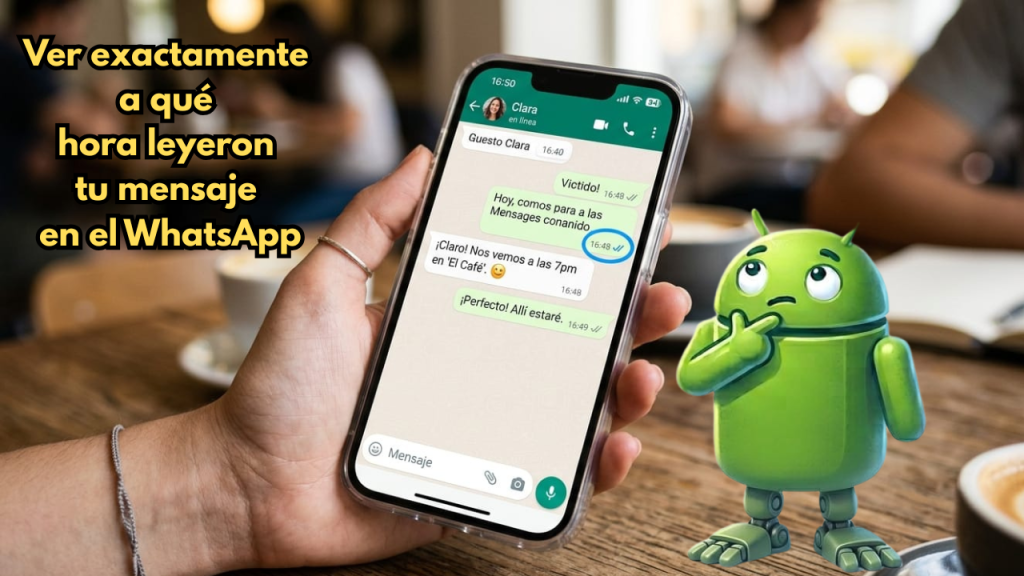 Ver exactamente a qué hora leyeron tu mensaje en el WhatsApp